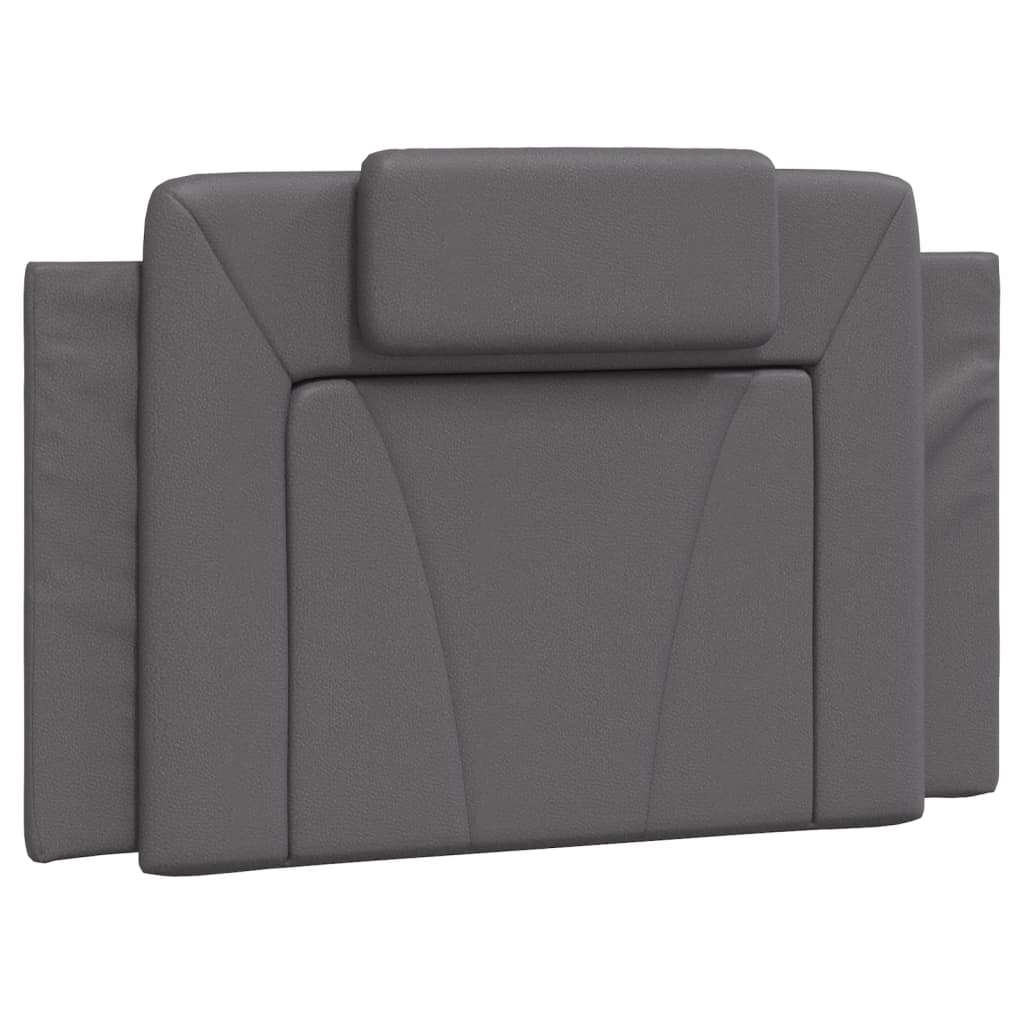 Letto Viana con Materasso Grgio 80x200 cm in Similpelle