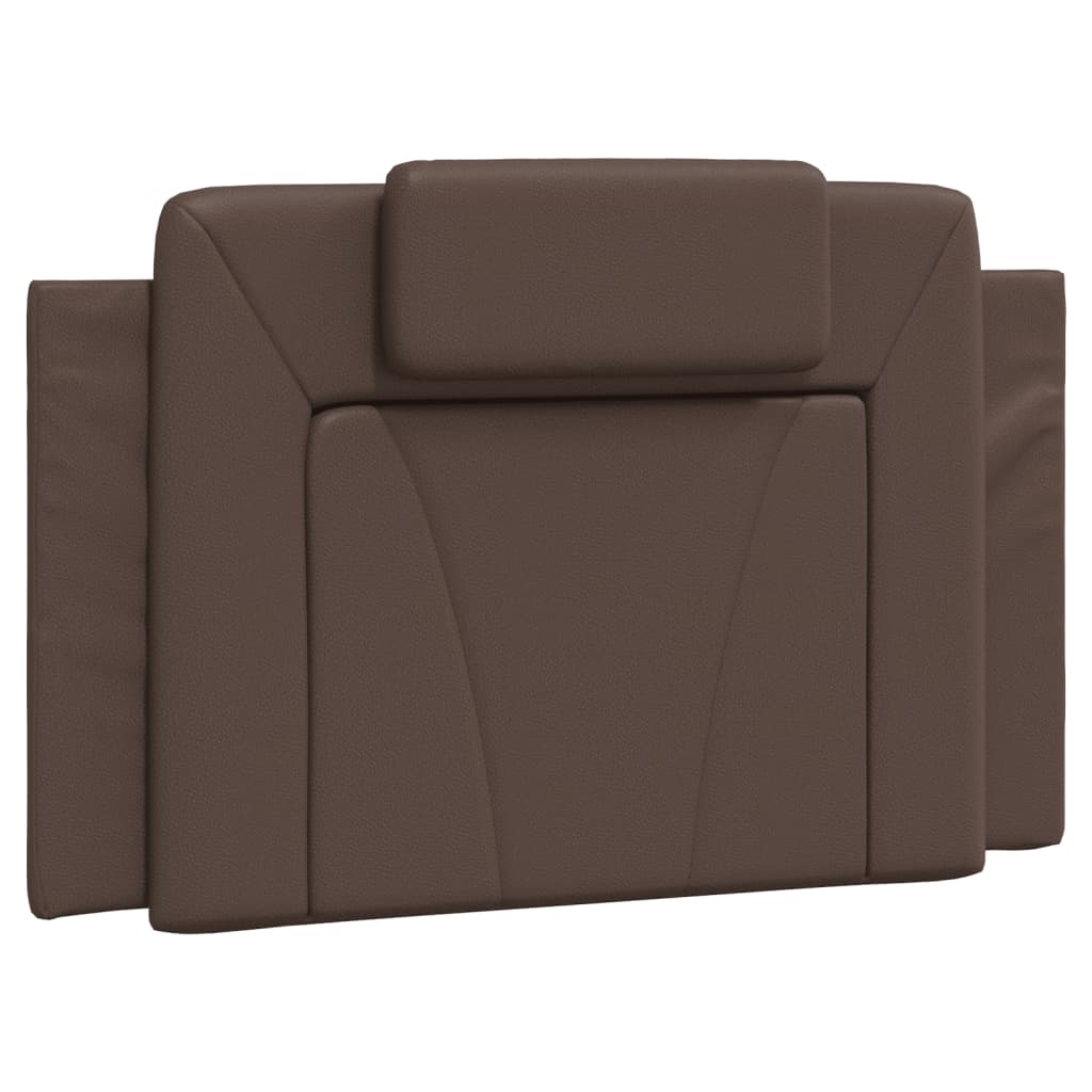 Letto Viana con Materasso Marrone 90x190 cm in Similpelle