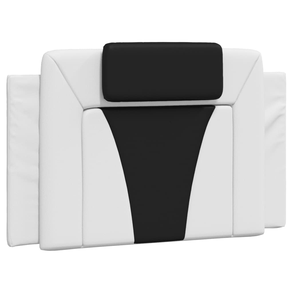 Letto Viana con Materasso Bianco e Nero 90x190 cm in Similpelle