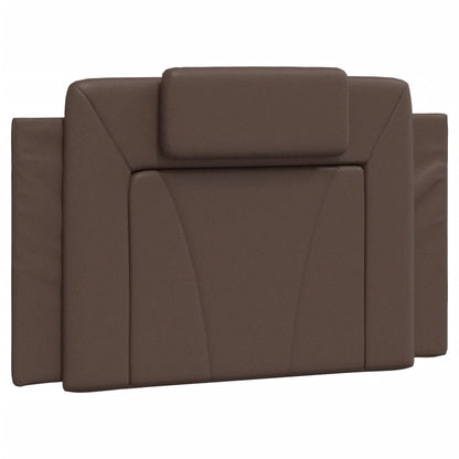 Letto Viana con Materasso Marrone 90x200 cm in Similpelle