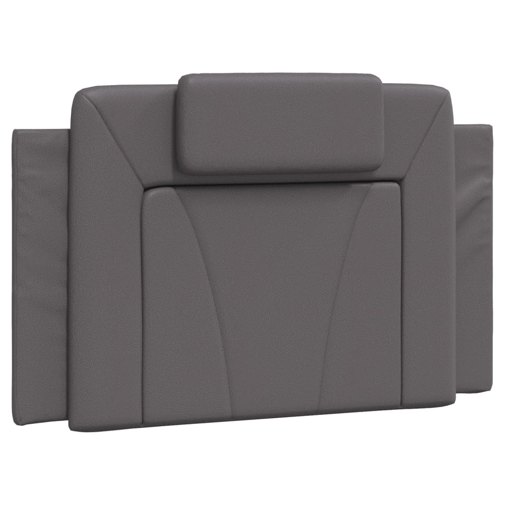 Letto Viana con Materasso Grgio 90x200 cm in Similpelle