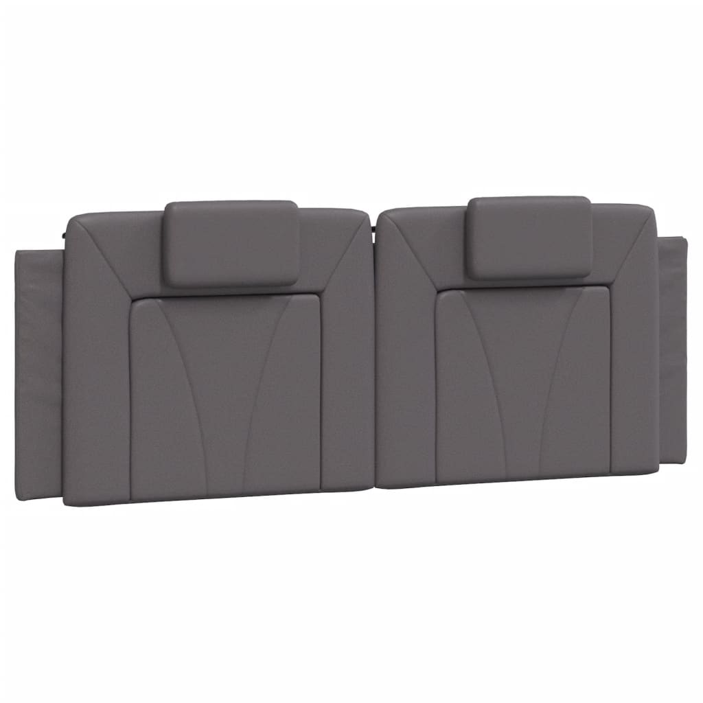 Letto Viana con Materasso Grigio 120x200 cm in Similpelle