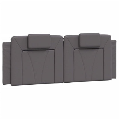 Letto Viana con Materasso Grigio 120x200 cm in Similpelle