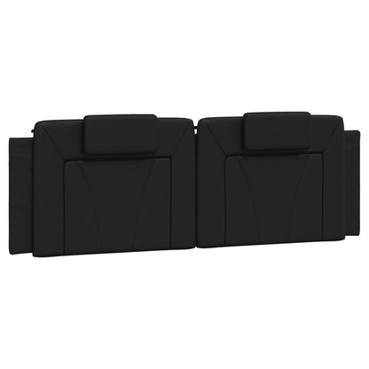 Letto Viana con Materasso Nero 160x200 cm in Similpelle
