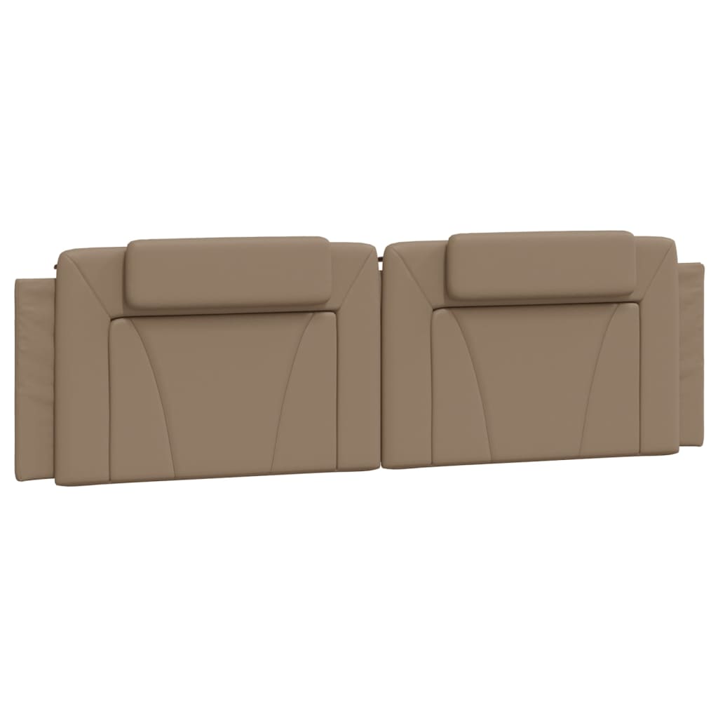 Letto Viana con Materasso Cappuccino 180x200cm Similpelle