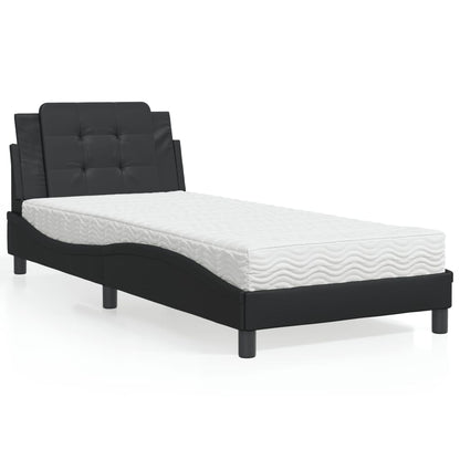 Giroletto senza Materasso Zadar Nero 80x200 cm in Similpelle