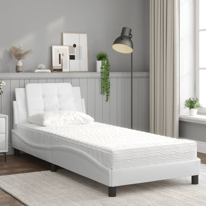 Giroletto senza Materasso Zadar Bianco 80x200 cm in Similpelle