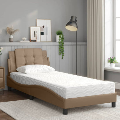 Giroletto senza Materasso Zadar Cappuccino 80x200 cm Similpelle