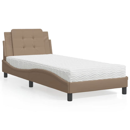 Giroletto senza Materasso Zadar Cappuccino 80x200 cm Similpelle