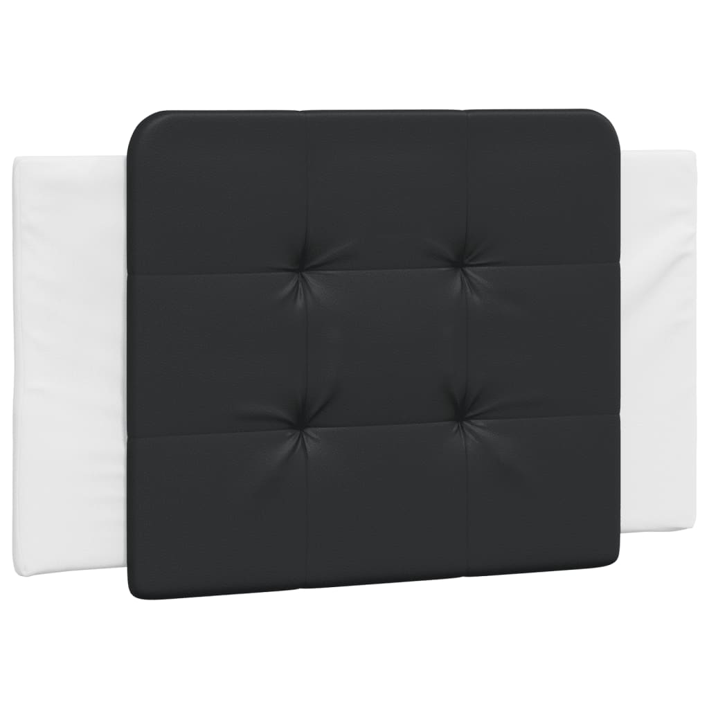 Giroletto senza Materasso Zadar Bianco e Nero 90x190 cm in Similpelle