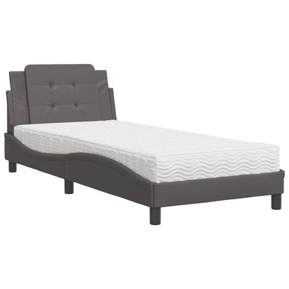 Giroletto senza Materasso Zadar Grigio 100x200 cm in Similpelle