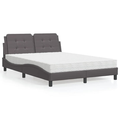 Giroletto senza Materasso Zadar Grigio 120x200 cm in Similpelle