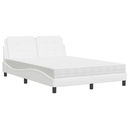 Giroletto senza Materasso Zadar Bianco 140x190 cm in Similpelle