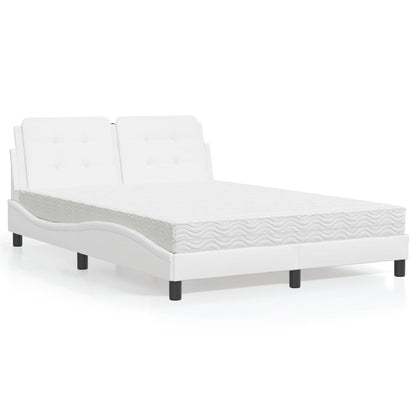 Giroletto senza Materasso Zadar Bianco 140x190 cm in Similpelle