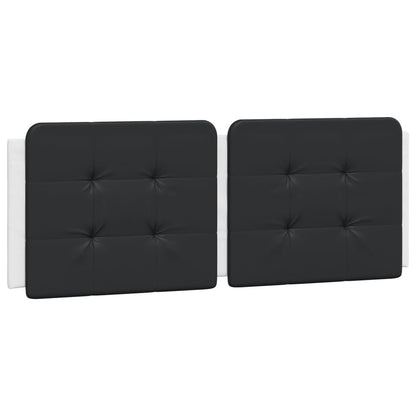 Giroletto senza Materasso Zadar Bianco e Nero 140x190 cm in Similpelle