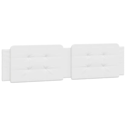 Letto con Materasso Zadar Bianco 160x200 cm in Similpelle