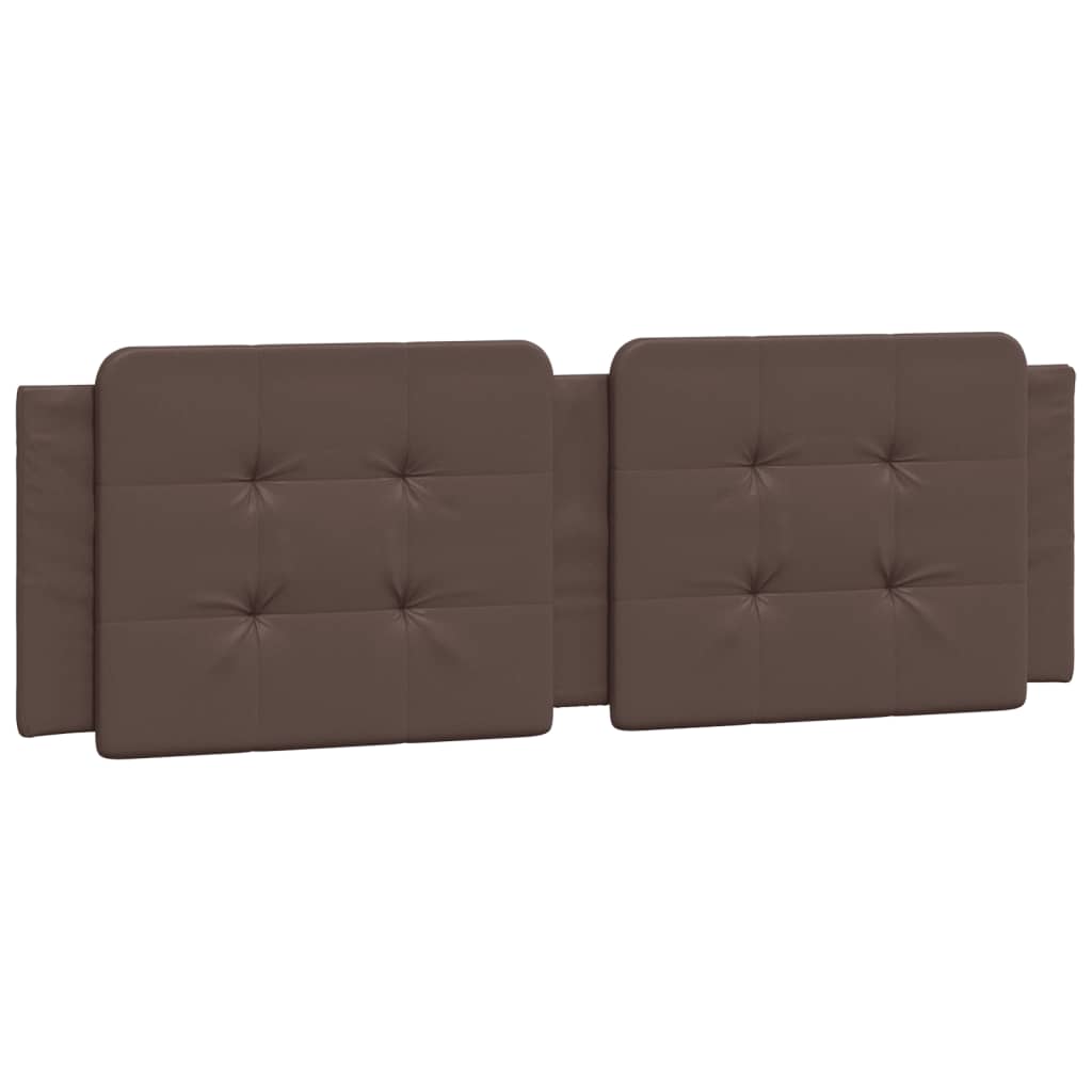 Letto con Materasso Zadar Marrone 160x200cm in Similpelle