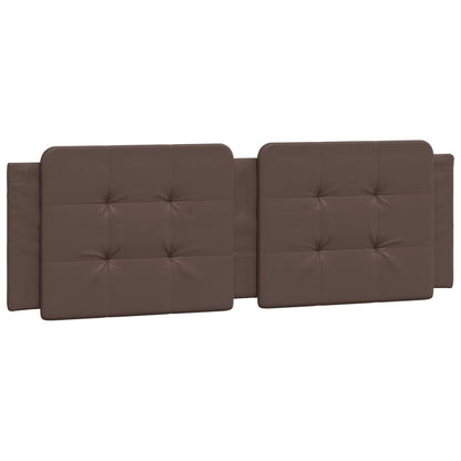 Letto con Materasso Zadar Marrone 160x200cm in Similpelle