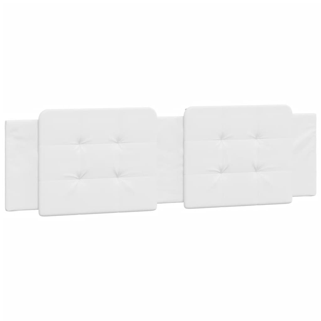Letto con Materasso Zadar Bianco 180x200 cm in Similpelle