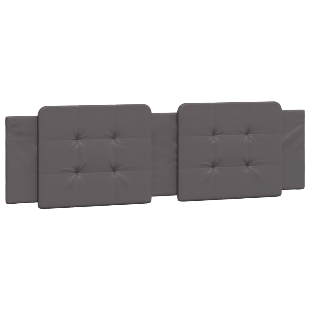 Letto con Materasso Zadar Grigio 180x200 cm in Similpelle