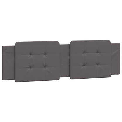 Letto con Materasso Zadar Grigio 180x200 cm in Similpelle