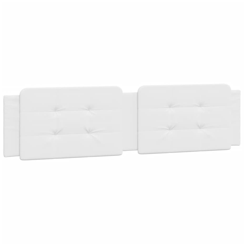 Letto con Materasso Zadar Bianco 200x200cm in Similpelle