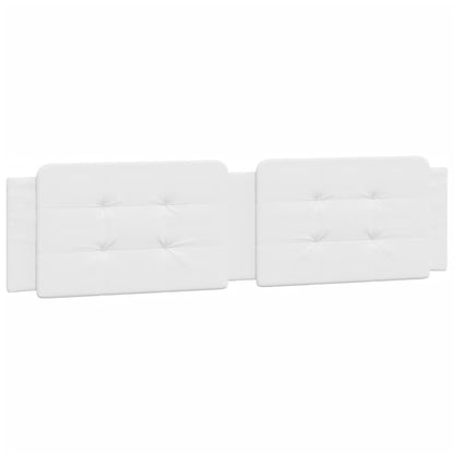 Letto con Materasso Zadar Bianco 200x200cm in Similpelle