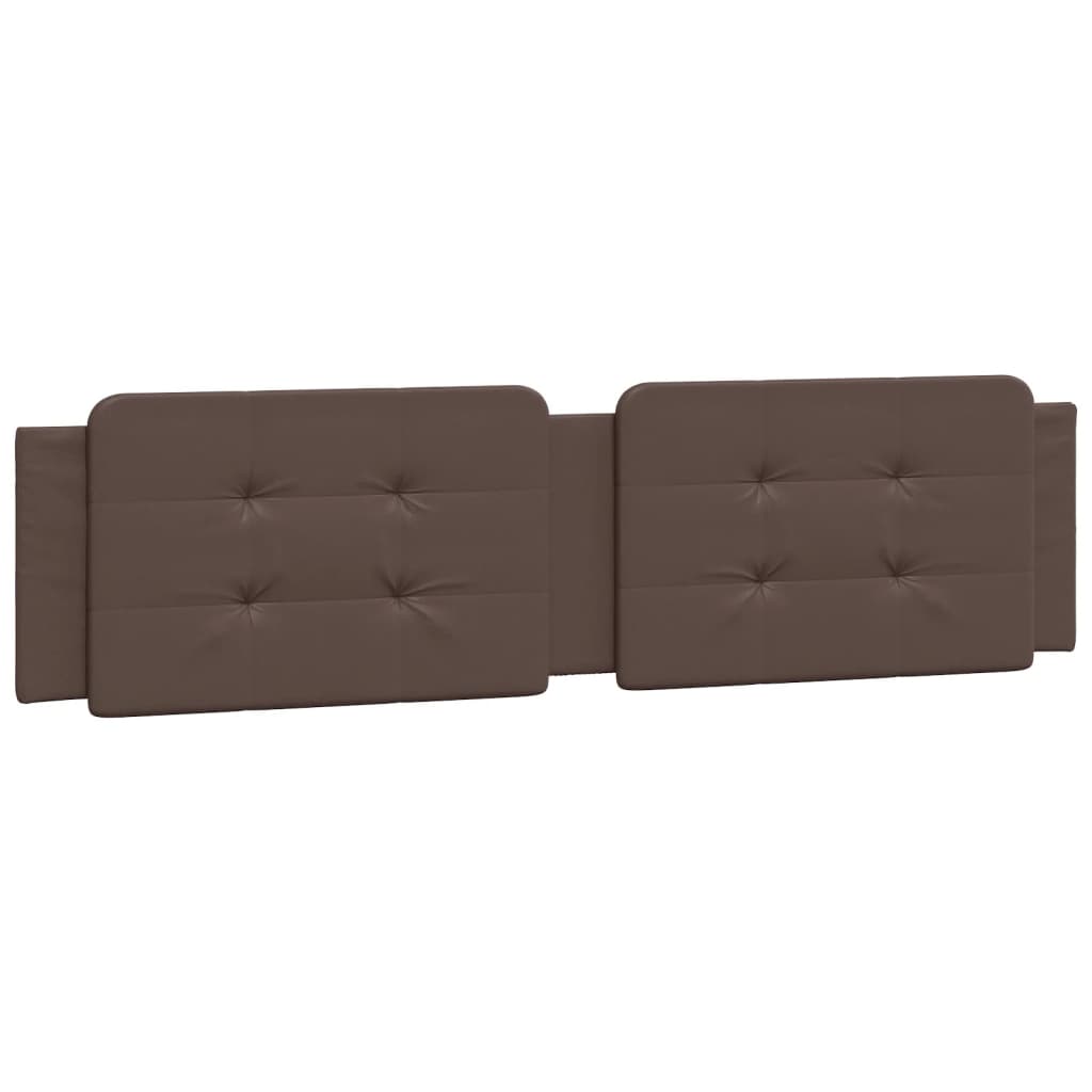 Letto con Materasso Zadar Marrone 200x200cm in Similpelle