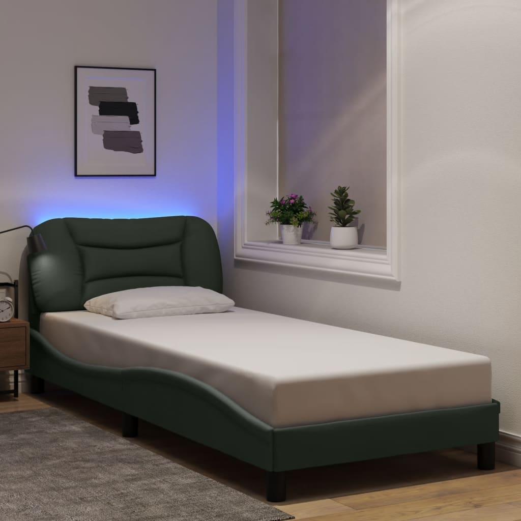 Giroletto con LED senza Materasso 80x200 cm Tessuto