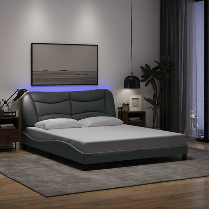 Giroletto con LED senza Materasso 160x200 cm Tessuto