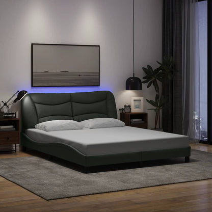 Giroletto con LED senza Materasso 160x200 cm Tessuto