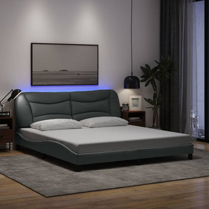 Giroletto con LED senza Materasso 180x200 cm in Tessuto