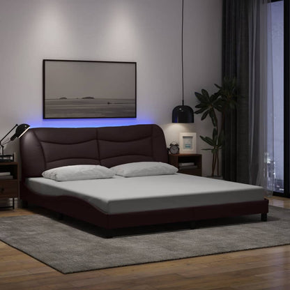 Giroletto con LED senza Materasso Hvar 180x200 cm Tessuto