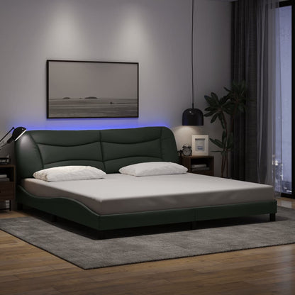 Giroletto con LED senza Materasso Hvar 200x200 cm Tessuto