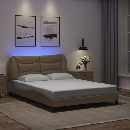 Giroletto con LED senza Materasso Hvar Cappuccino 120x200 cm