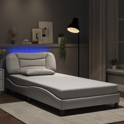 Giroletto con LED senza Materasso Hvar Bianco 100x203 cm