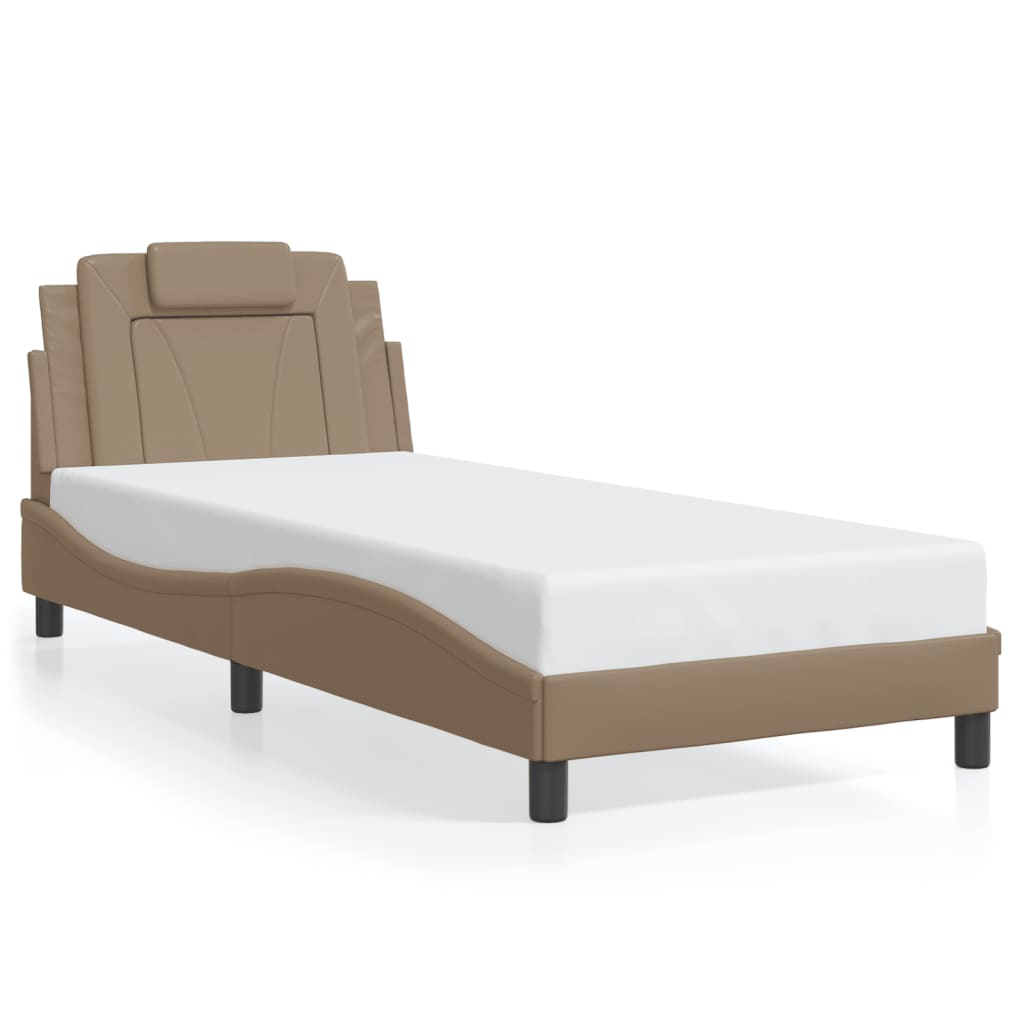 Giroletto Viana con LED senza Materasso Cappuccino 80x200 cm