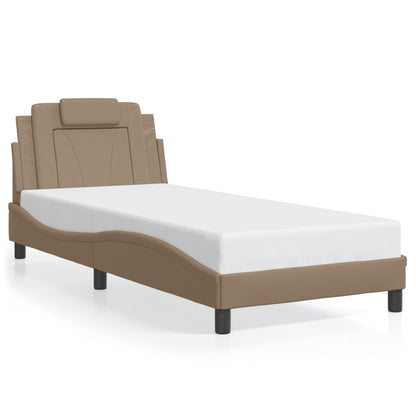 Giroletto Viana con LED senza Materasso Cappuccino 80x200 cm