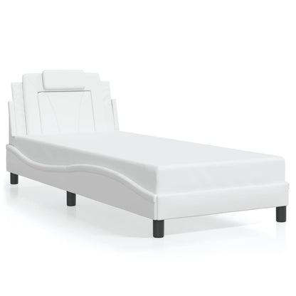 Giroletto Viana con LED senza Materasso Bianco 90x190 cm