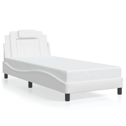Giroletto Viana con LED senza Materasso Bianco 90x200 cm