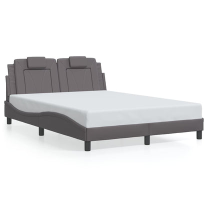Giroletto Viana con LED senza Materasso Grigio 120x200 cm