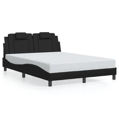 Giroletto Viana con LED senza Materasso Nero 140x200 cm