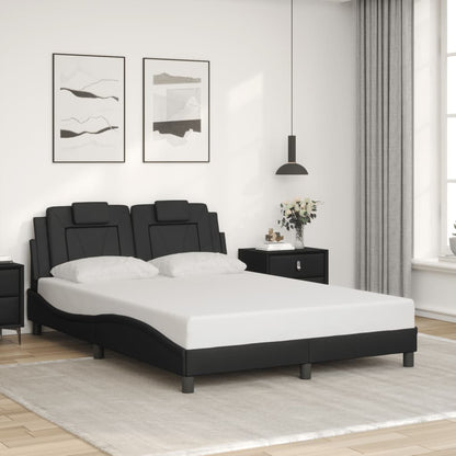 Giroletto con Luci LED Grigio 140x200 cm in Similpelle