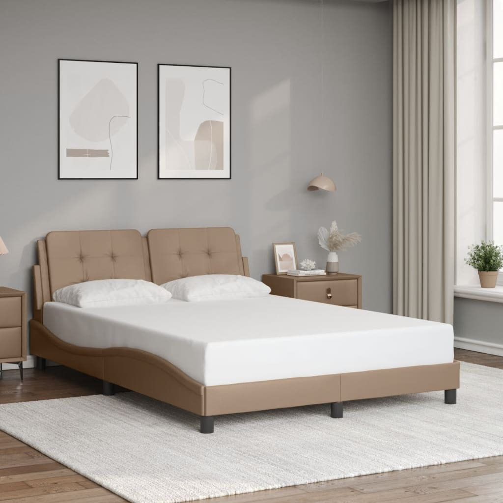 Giroletto con LED senza Materasso Cappuccino 120x200 cm