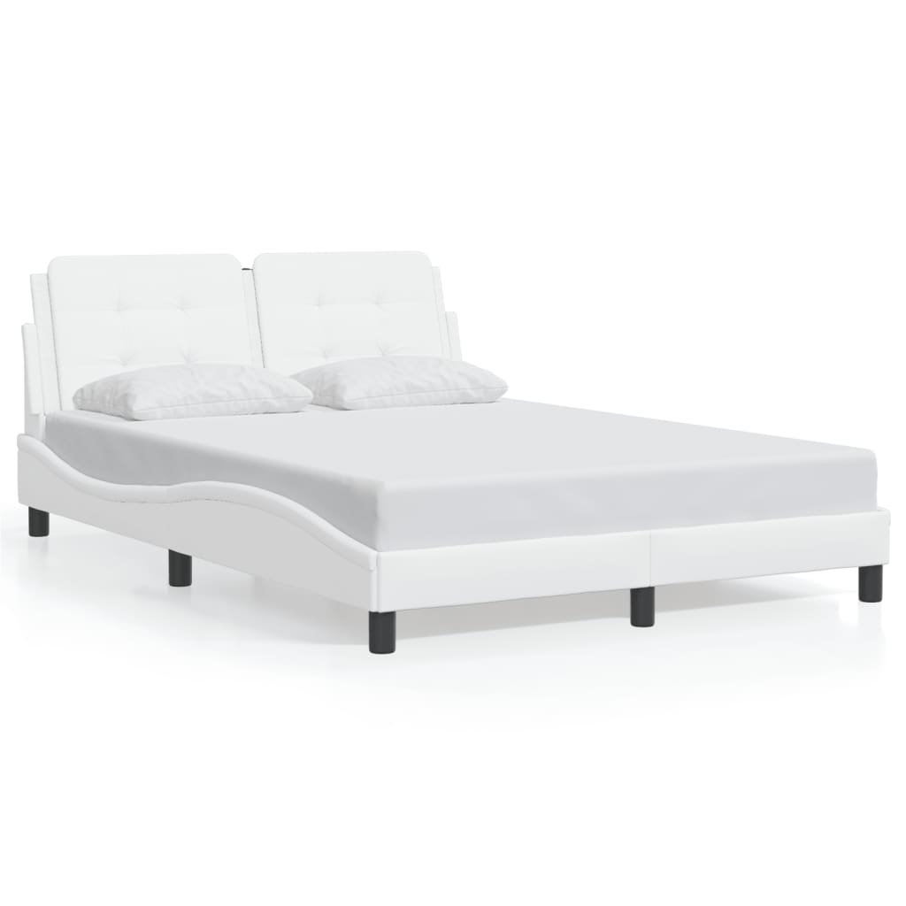 Giroletto con LED senza Materasso Zadar Bianco 140x190 cm