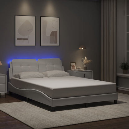 Giroletto con LED senza Materasso Zadar Bianco 140x190 cm