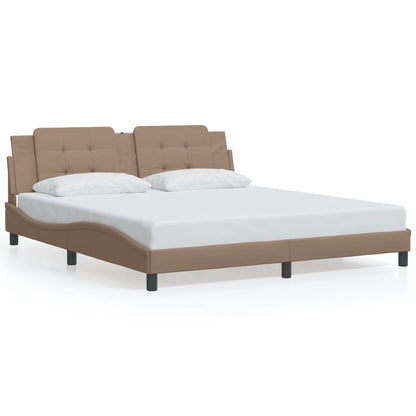 Giroletto con LED senza Materasso Zadar Cappuccino 180x200 cm