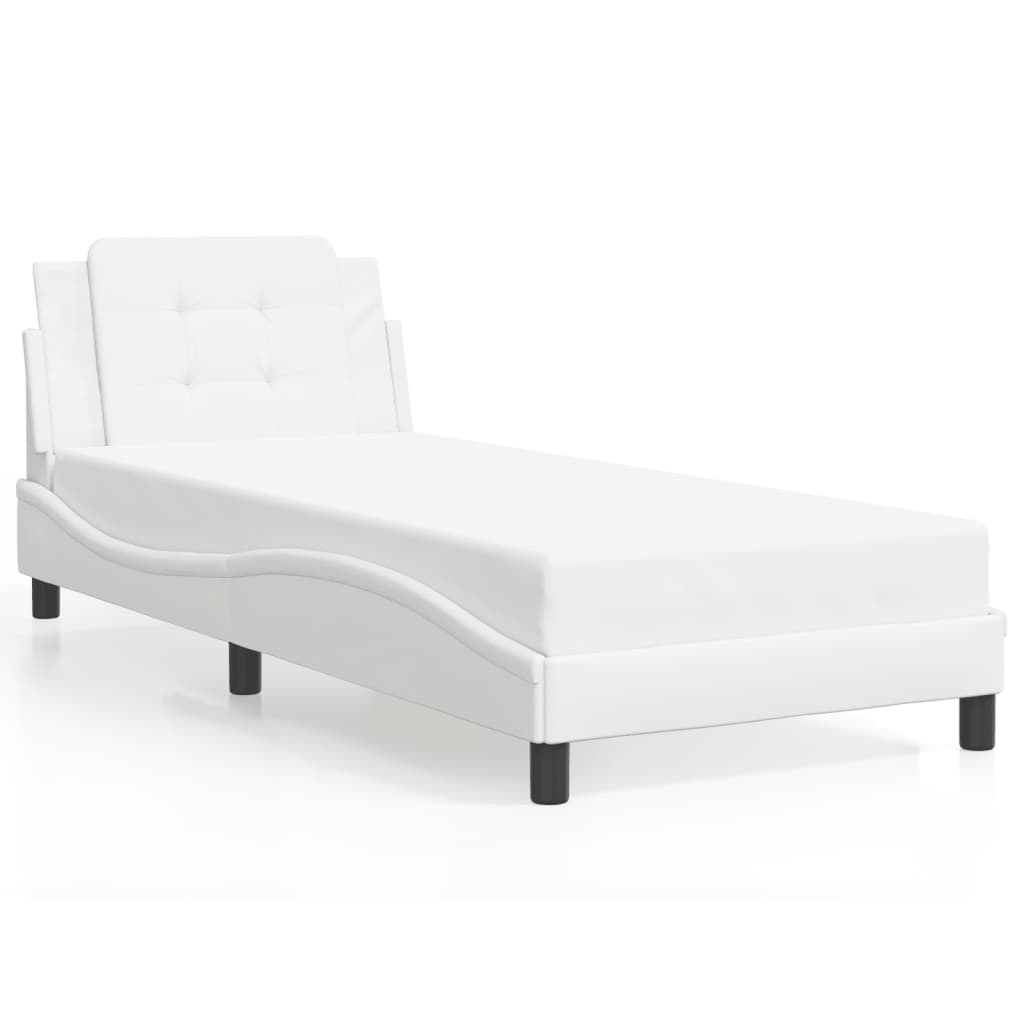Giroletto con LED senza Materasso Zadar Bianco 100x203 cm