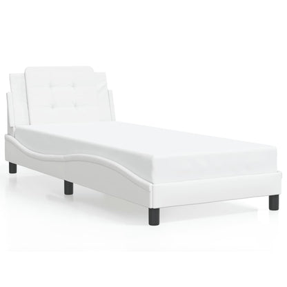 Giroletto con LED senza Materasso Zadar Bianco 100x203 cm