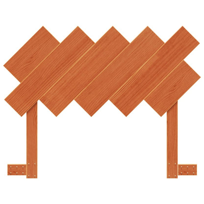Testiera Marrone Cera 100 cm in Legno Massello di Pino